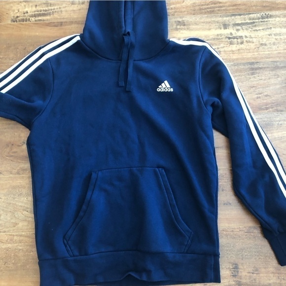 ADIDAS Essential 3-Stripe Pullover Hoodie - Picture 6 of 10